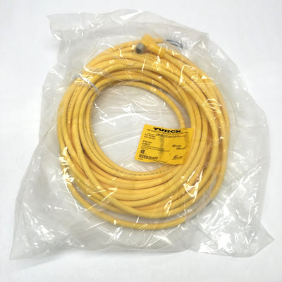 New Turck WKCV 493-15M Eurofast Cordset Cable, 4-Pin M12 Right Angle to Flying Leads