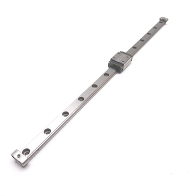 New – Open box THK HSR10RM Linear Bearing on 325mm Long Rail, Carriage: 31mm x 20mm x 13mm