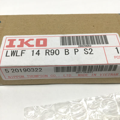 New IKO LWLF-14-R90-B-P-S2 Precision Linear Guide Rail Way 90mm Long, 14.35mm Wide