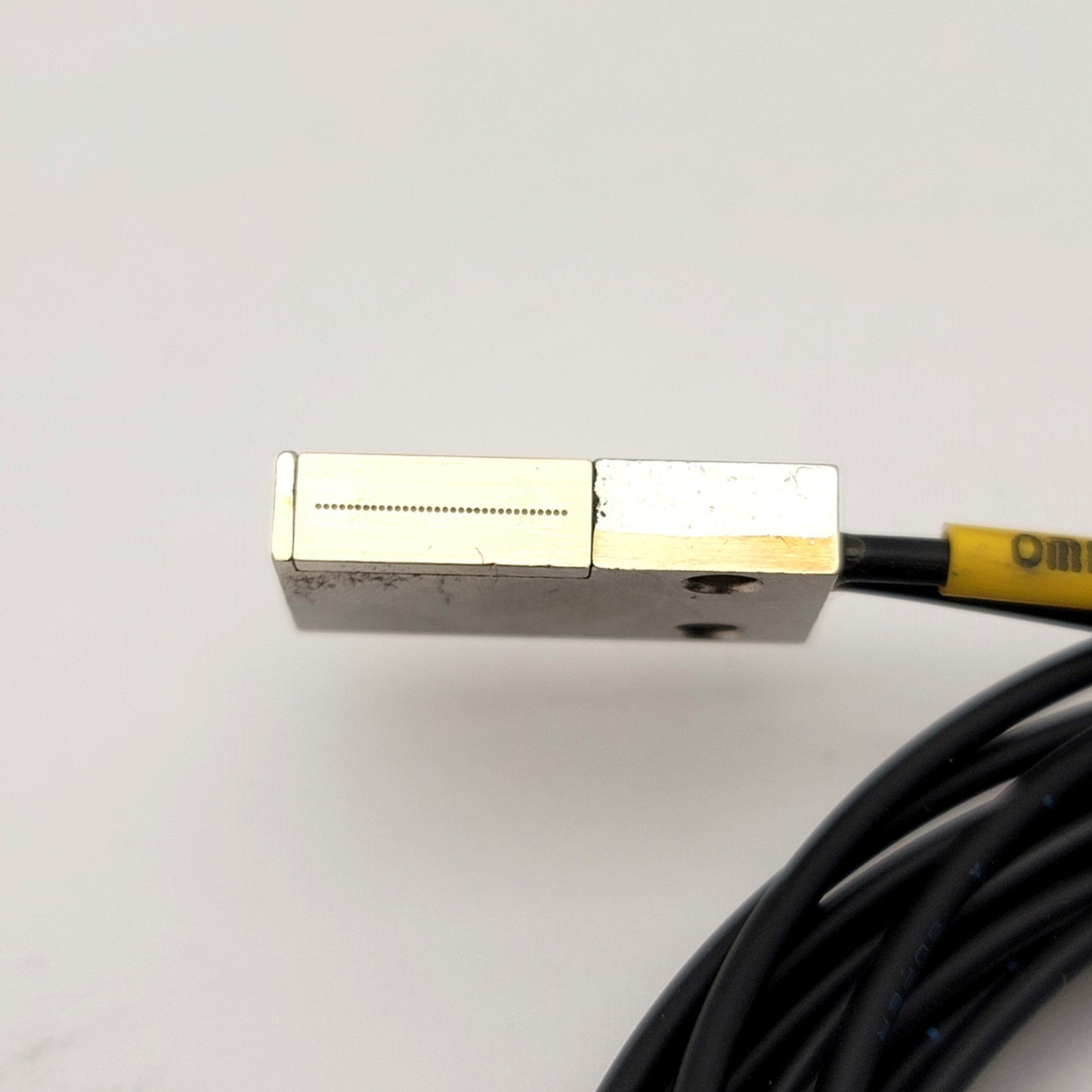 Used Omron E32-D36P1 2M Fiber Optic Area Sensing Reflective Fiber Unit, 11mm Width