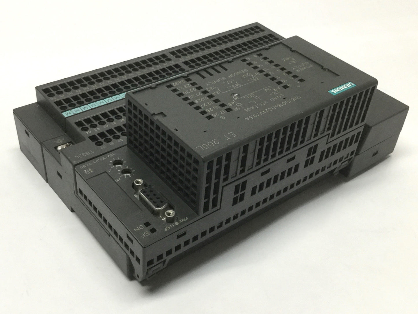 Used Siemens 6ES7 133-1BL01-0XB0 Simatic ET 200L Digital I/O Module w/Terminal Block