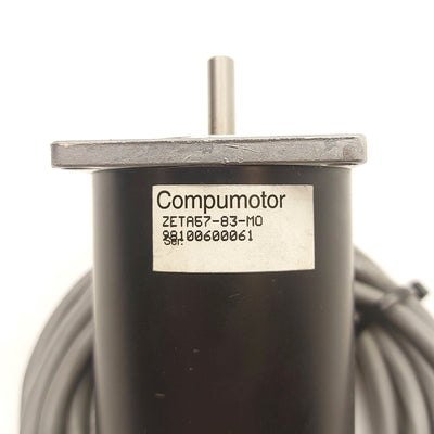 Used Parker ZETA57-83-MO Compumotor Stepper Motor 2-Phase 100oz-in 1/4"Shaft NEMA23