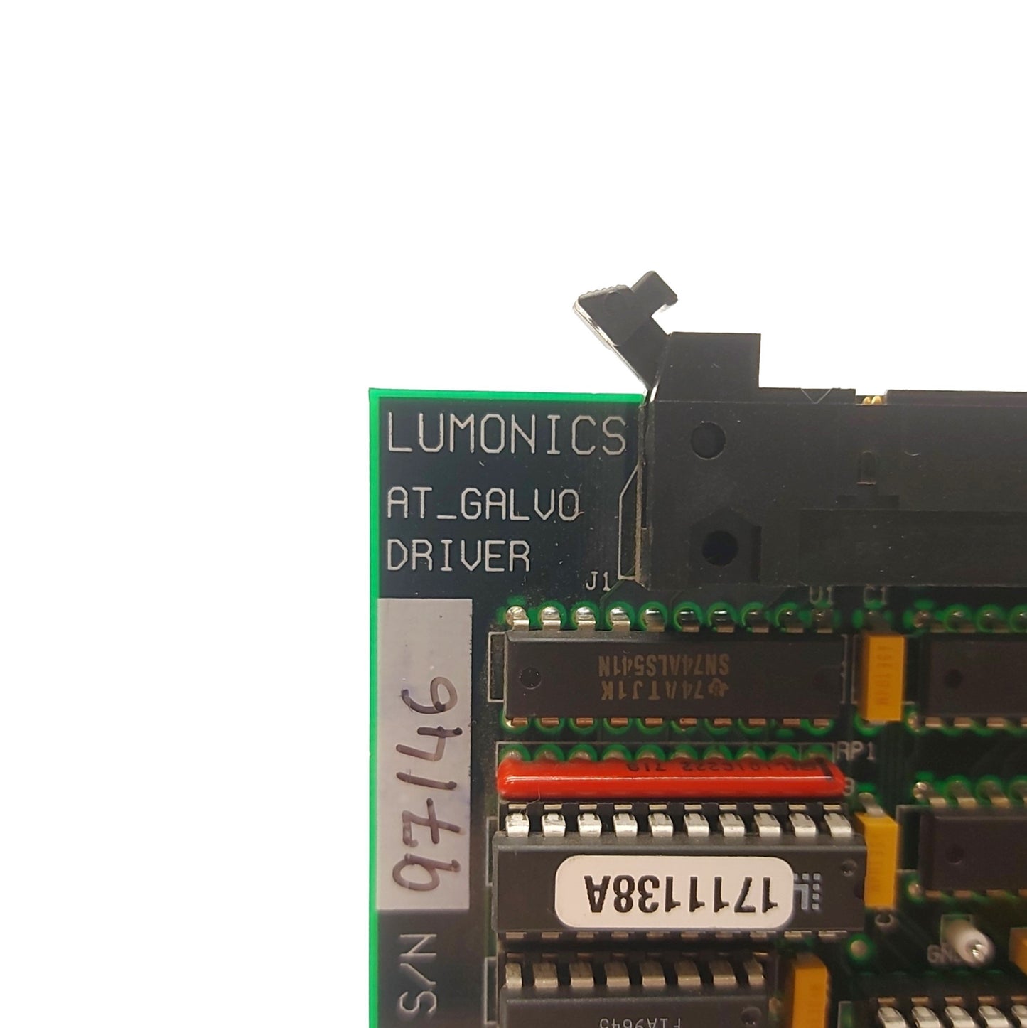 Used Lumonics 6056024-E AT_GALVO LASER Write Head Drive Control Card/Board, ISA Slot