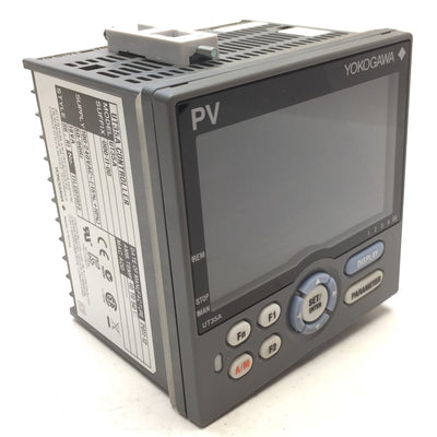 Used Yokogawa UT35A-000-11-00 PV Temperature Controller RTD, T/C, 120/240VAC *Crack*