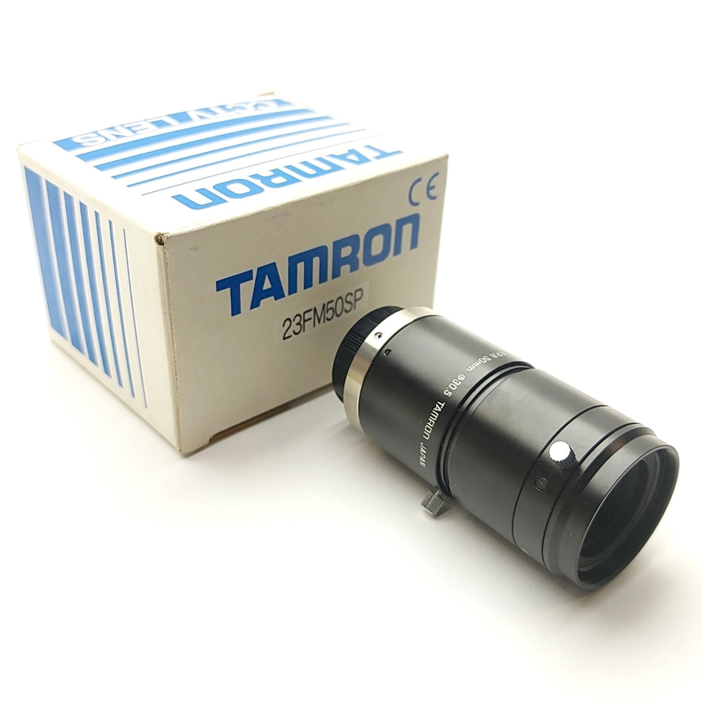 New – Open box Tamron 23FM50SP Machine Vision Lens, 50mm FL, f/2.8-32, 2/3" Sensor, C-Mount