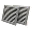 Used Lot of 2 McLean SG-0500-002 Enclosure Exhaust Grill & Filter, 148 x 148 x 27.4mm