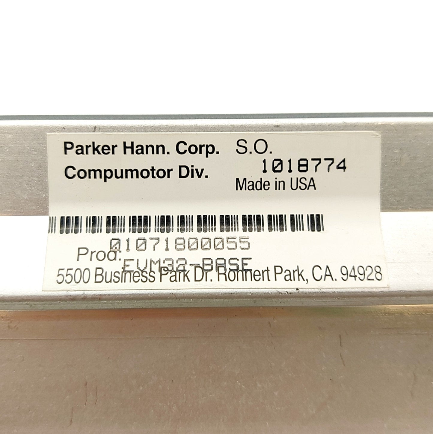 Used Parker EVM32-BASE Compumotor Expansion I/O Module Baseboard, 4x SIM Slot, 15-Pin