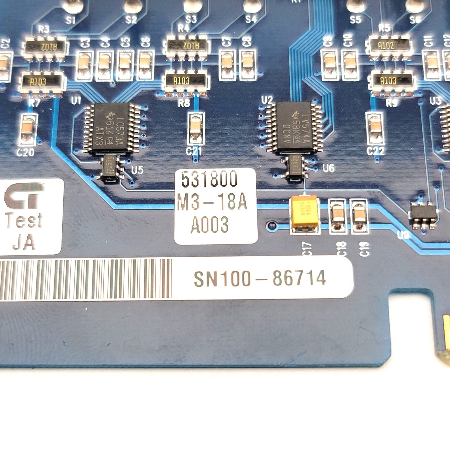 Used Control Technology Corp M3-18A Digital I/O Module 16 Inputs, 16 Outputs