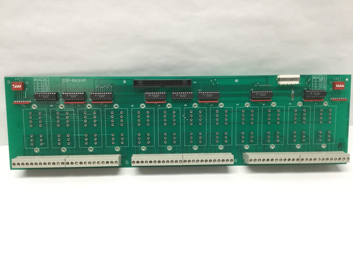 Used Computer Boards SSR-RACK48 Quad Solid-State Relay I/O Rack Backplane, 48-Channel