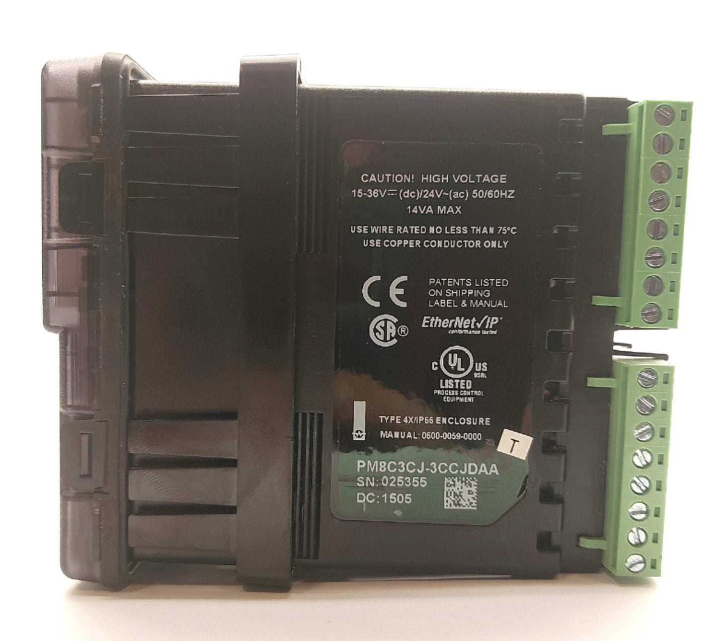 Used Watlow PM8C3CJ-3CCJDAA EZ-Zone PM PID Controller DC/Open 5A Relay 1/8 DIN 24VDC