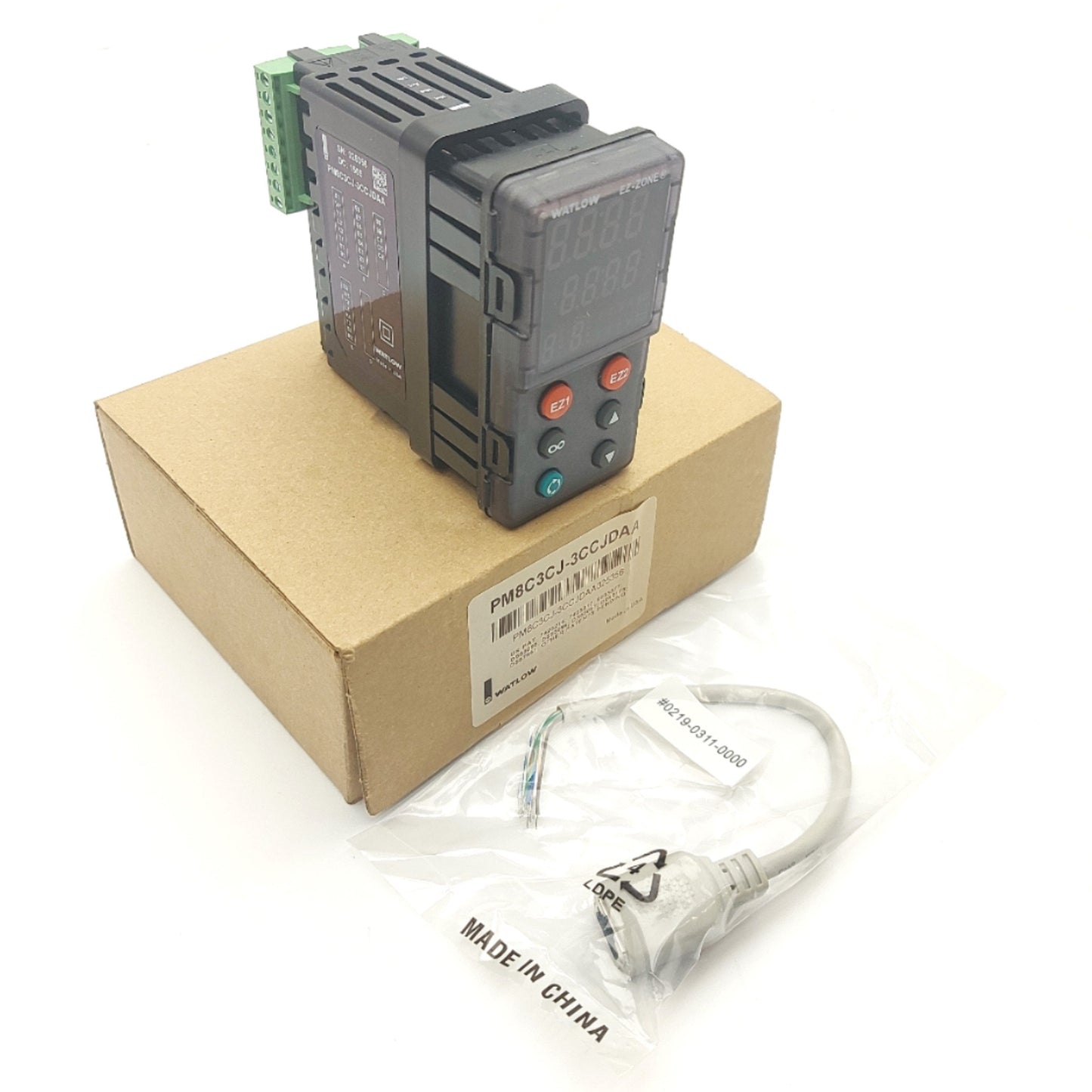 New Watlow PM8C3CJ-3CCJDAA EZ-Zone PM PID Controller DC/Open 5A Relay 24VDC 1/8 DIN