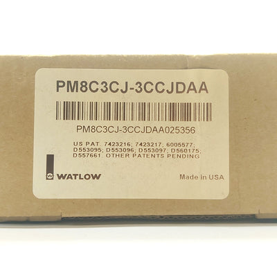 New Watlow PM8C3CJ-3CCJDAA EZ-Zone PM PID Controller DC/Open 5A Relay 24VDC 1/8 DIN