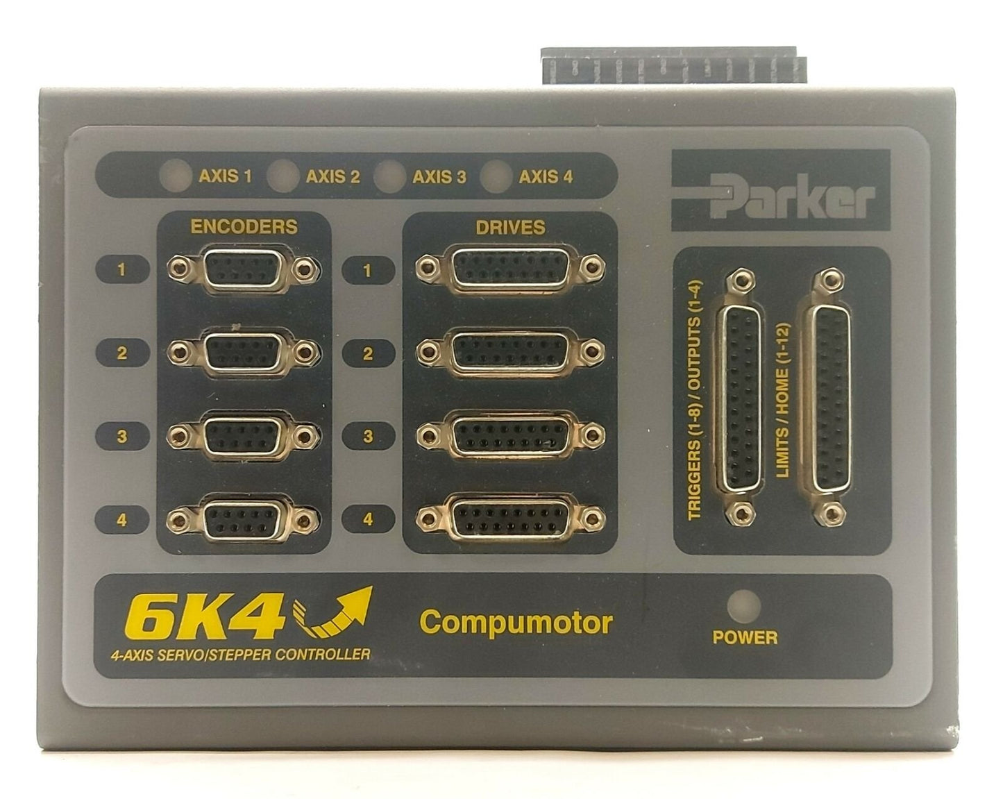 Used Parker 6K4-NK Compumotor Stepper/Servo Motion Control/Indexer 4-Axis RS-232 24V