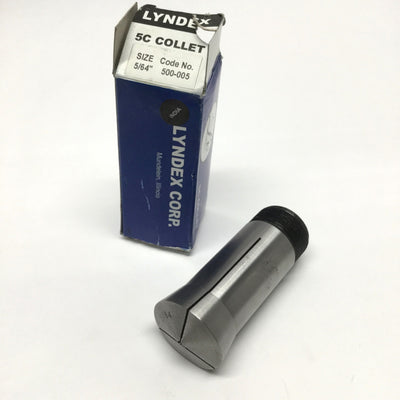 Used Lyndex-Nikken 500-005 5C Round Collet 5/64" Mill Lathe Machinist Tool Holding