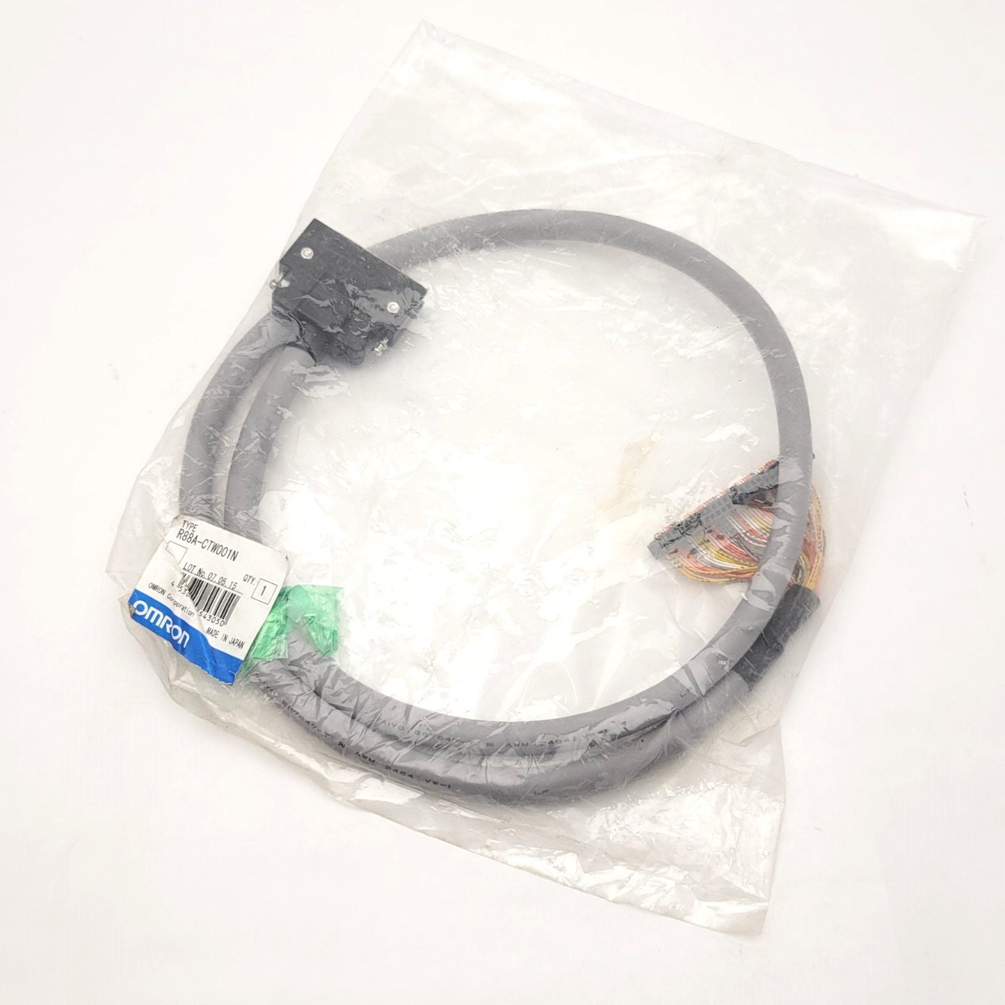 New Other Omron R88A-CTW001N Relay Terminal Block Cable Assembly For Sigma II Servo Drive