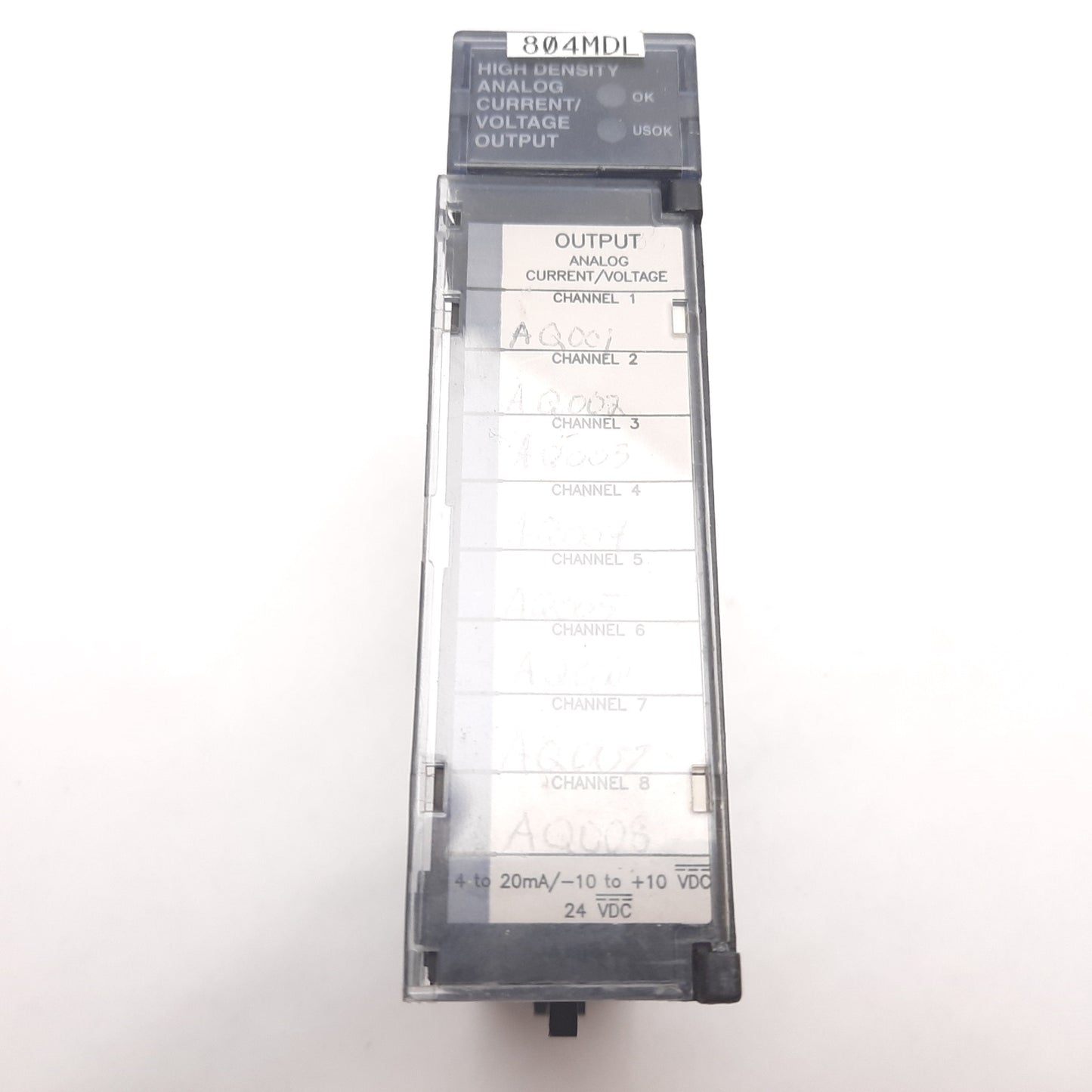 Used GE Fanuc IC693ALG392C High Density Analog Current/Voltage Output Module 8-Point