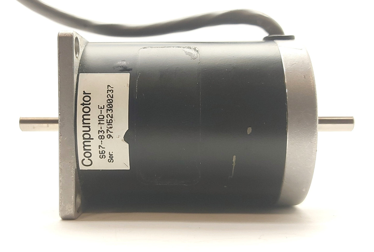 Used Parker S57-83-MO-E Compumotor Stepper Motor, 2-Phase, 100oz-in, NEMA 23, 4.5"