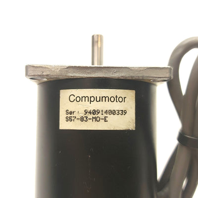 Used Parker S57-83-MO-E Compumotor Stepper Motor, 2-Phase, 100oz-in, NEMA 23, 22"