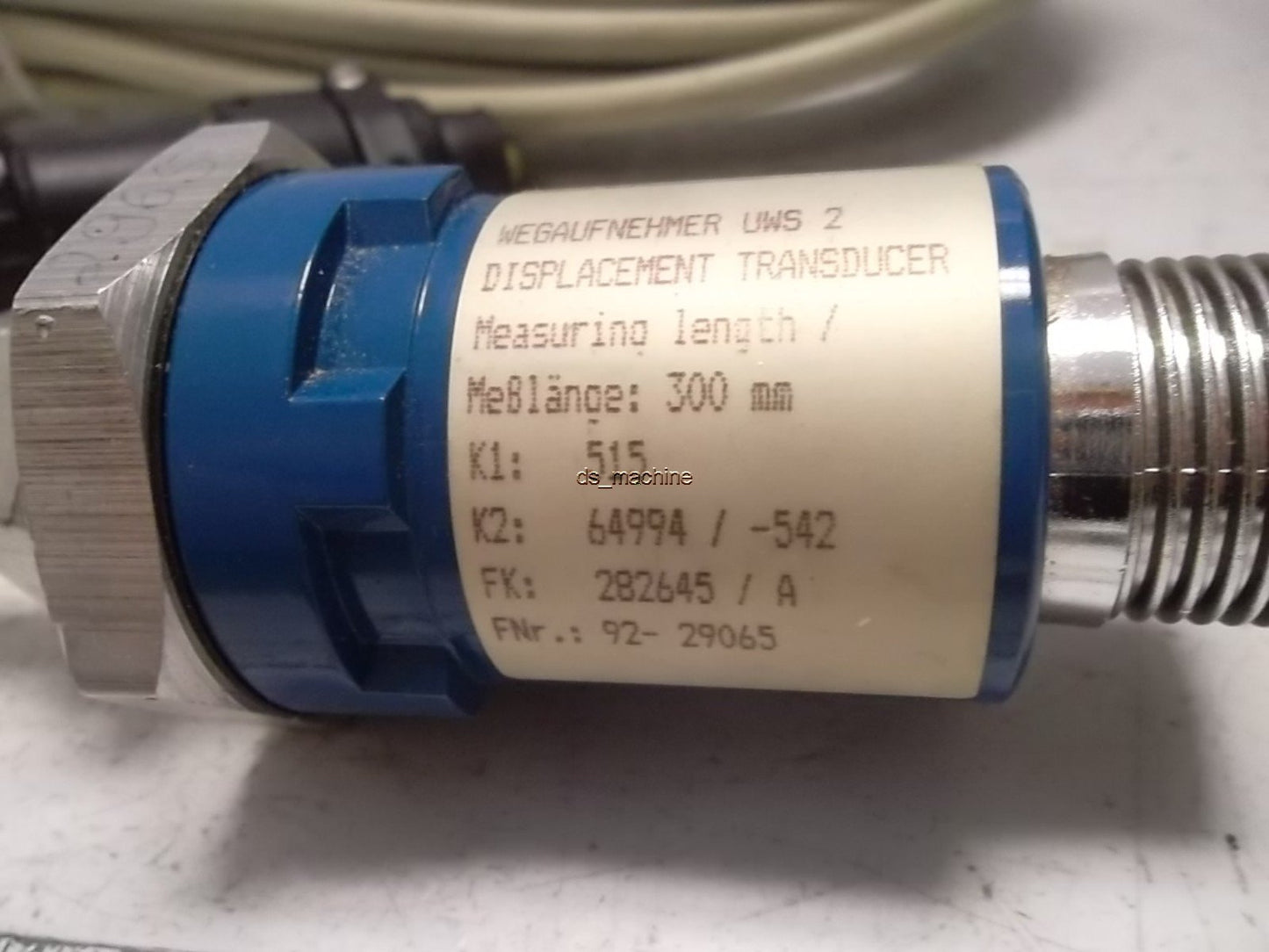 Used Phillips 92-29065 Displacement Transducer