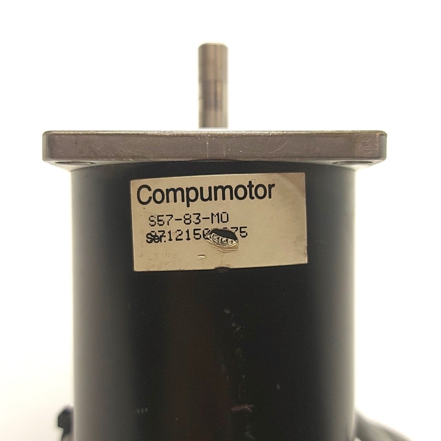 Used Parker S57-83-MO Compumotor Stepper Motor, 2-Phase Hybrid, 100oz-in, NEMA23, 16"