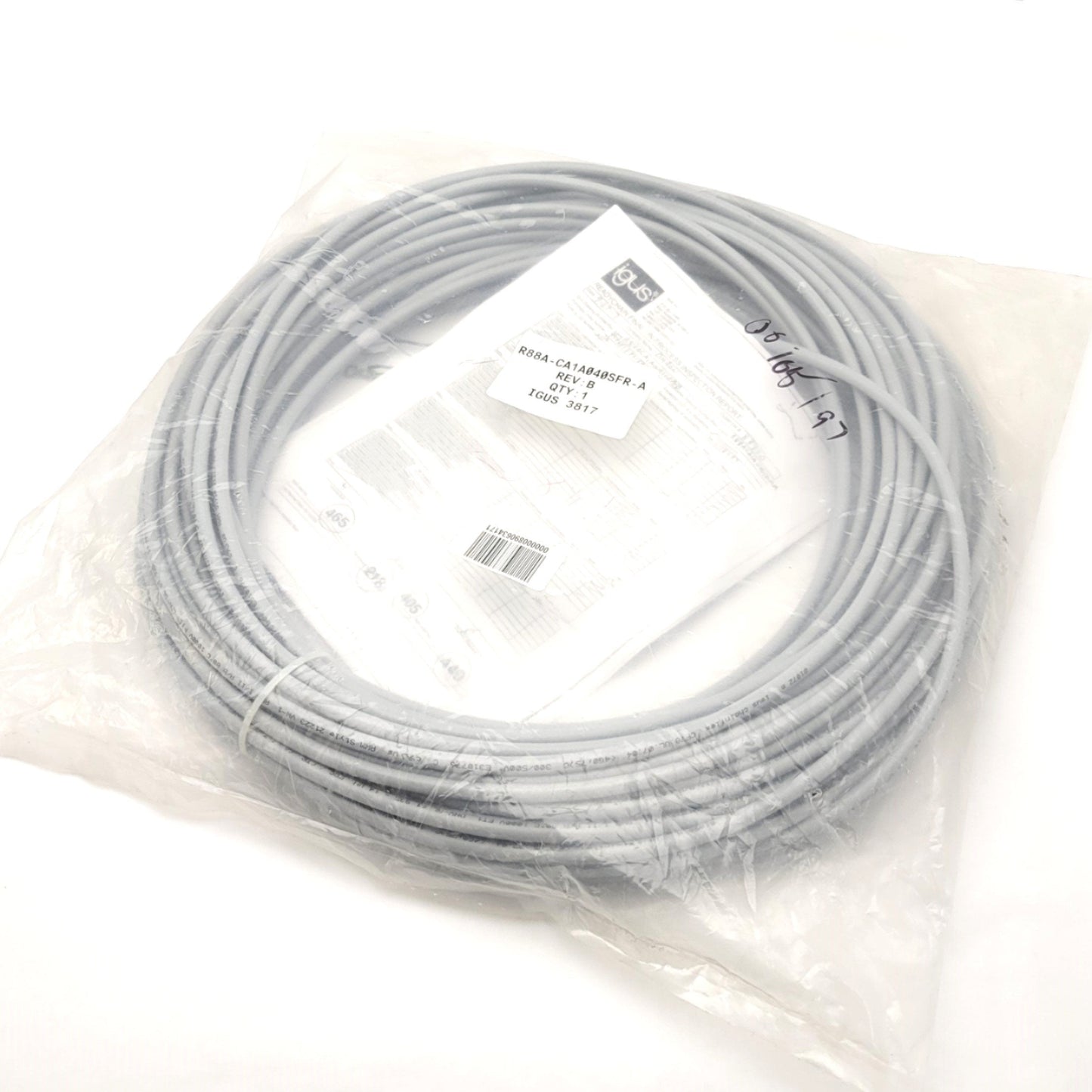 New Omron Automation R88A-CA1A040SFR-A High Flex Power Cable, 40 Meter Length