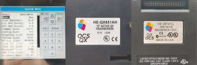 Used Horner Automation HE-QX651BP41 HMI/Operator Panel 12" TFT FOX/CsCAN 24VDC 1.25A