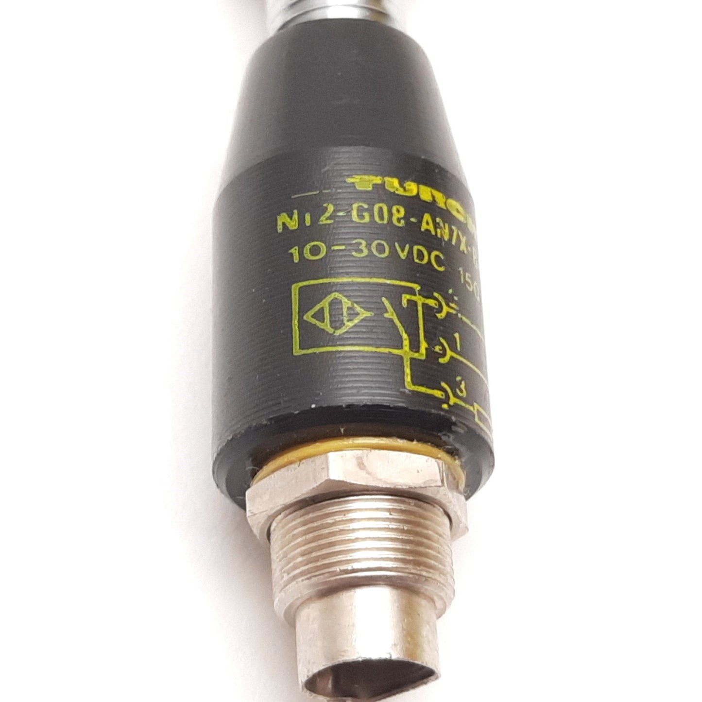 Used Turck Ni2-G08-AN7X-B6330 Inductive Proximity Sensor, 2mm, 10-30VDC, NPN N/O