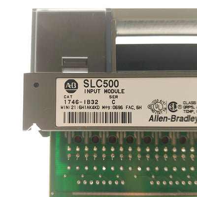 Used Allen Bradley 1746-IB32 Ser. C SLC 500 DC Sink Digital Input Module 32-Point