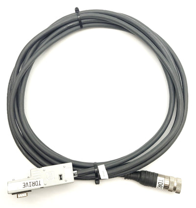 Used Allen Bradley Kinetix 5700 Encoder/Feedback Cable M23 17-Pin to HDDB15 18' Long