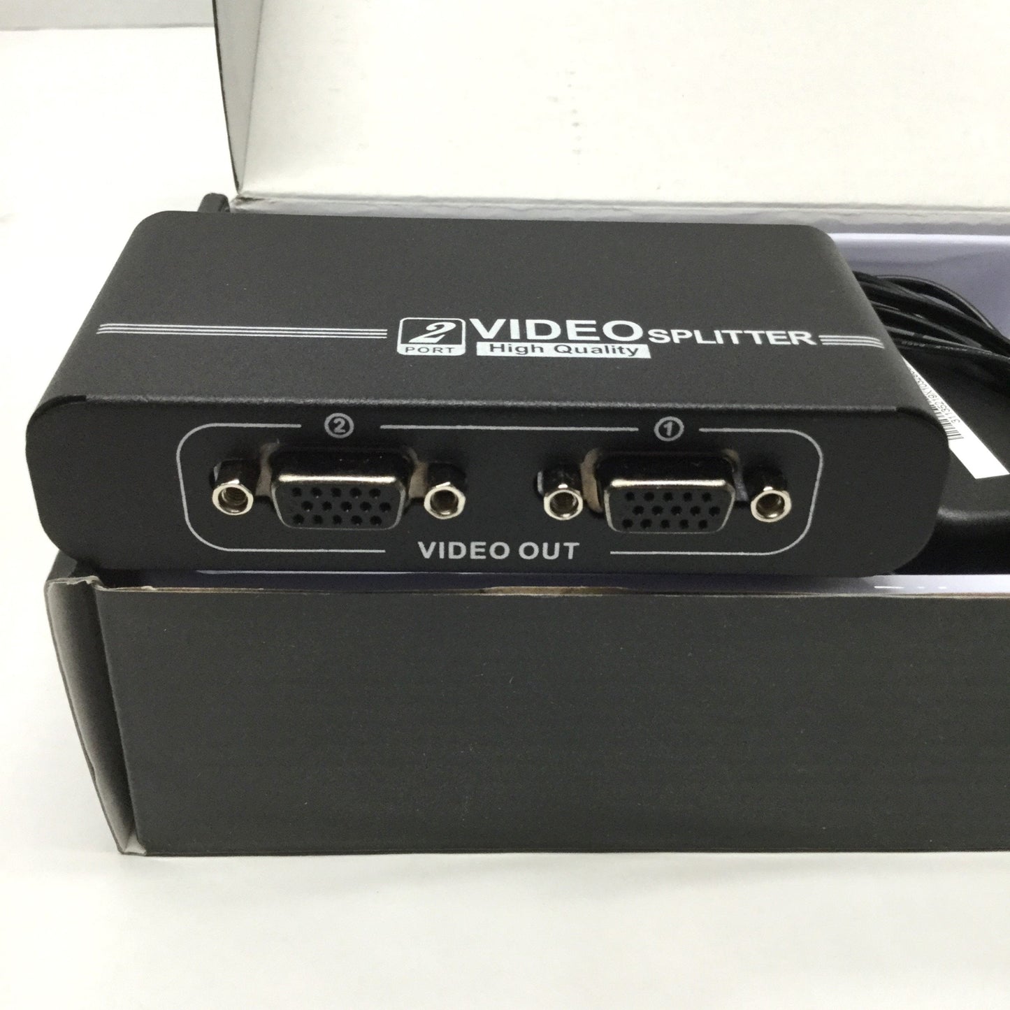 New Other FE-VGA-SP2 2-Port VGA Video Splitter 550MHz 1920x1440 High Definition