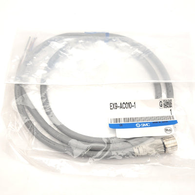 New SMC EX9-AC010-1 Connector Cable For EX300 Serial Interface Units, 1 Meter, M12