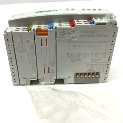 New Other Wago 750-871 I/O Interface Ethernet TCP/IP Controller 32-bit, 2-Port RJ45, 24VDC