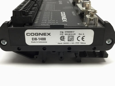 Used Cognex CIO-1400 In-Sight Camera Vision Sensor I/O Expansion Module RS232C 24VDC