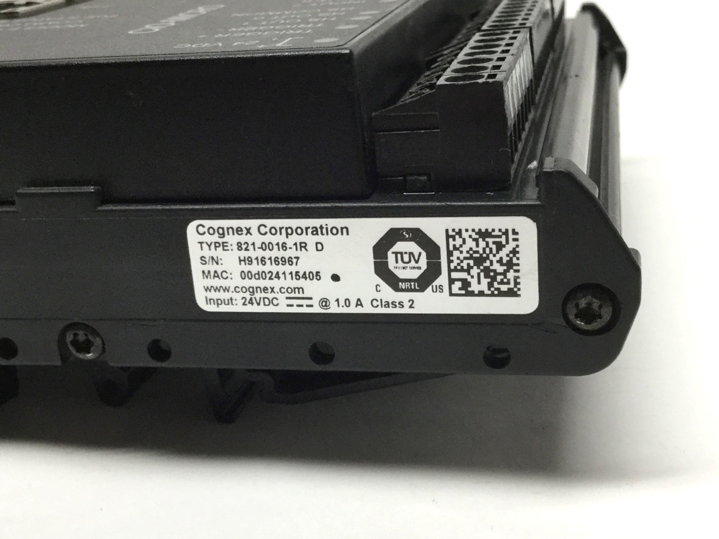 Used Cognex CIO-MICRO In-Sight Machine Vision I/O Breakout Module, RS232, RJ45, 24VDC