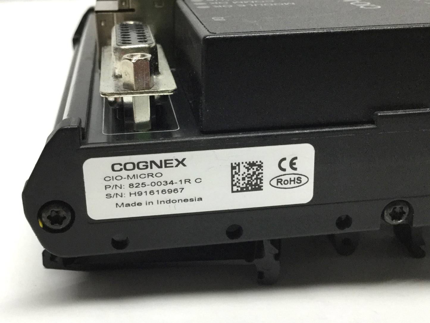 Used Cognex CIO-MICRO In-Sight Machine Vision I/O Breakout Module, RS232, RJ45, 24VDC