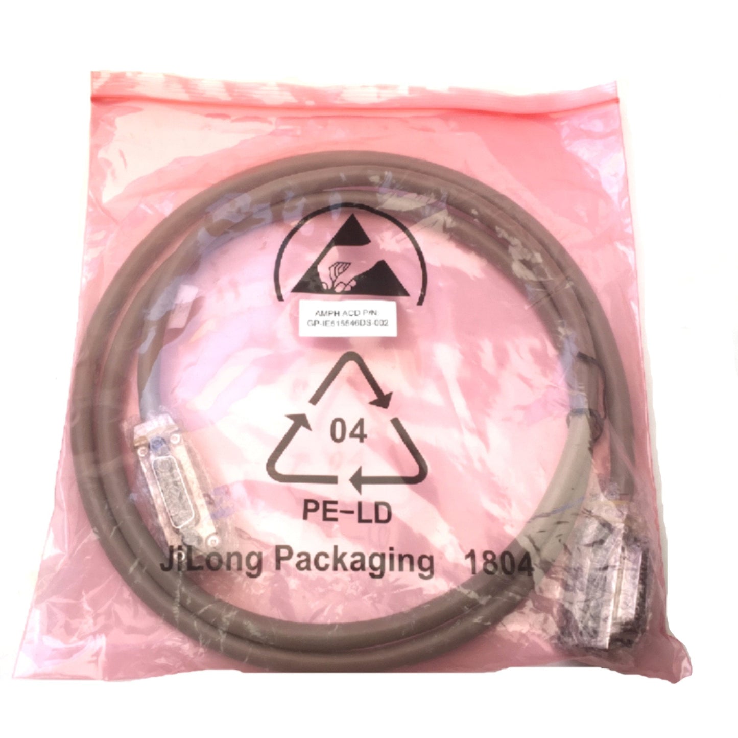 New Amphenol Cable Assembly GI-IE515546DS-002, Centronics 24 Pos Female to Male, 2M