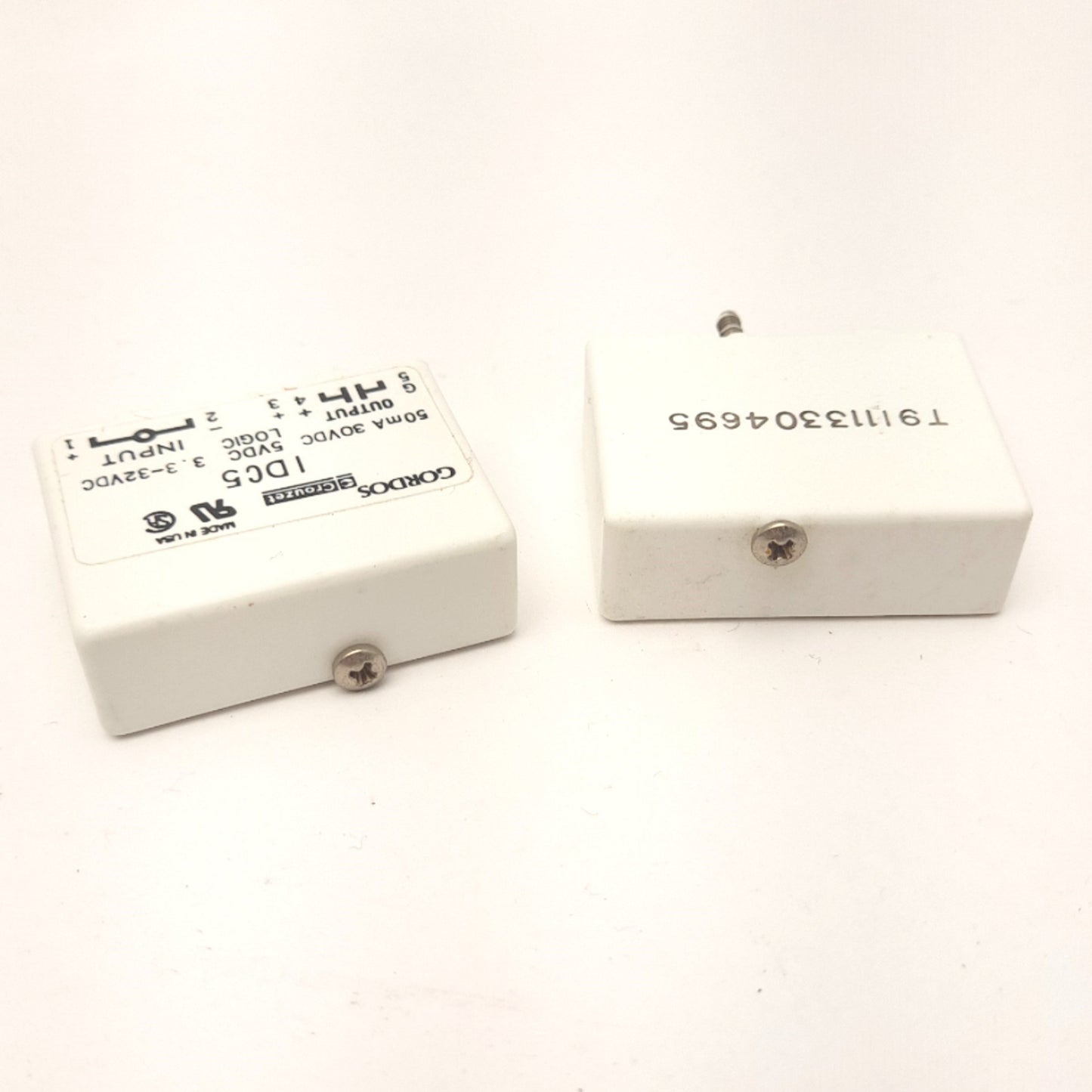 Used Lot Of 2 Gordos IDC5 Solid State Relay 5 Pin Input 3.3-32VDC Output 50MA 30VDC