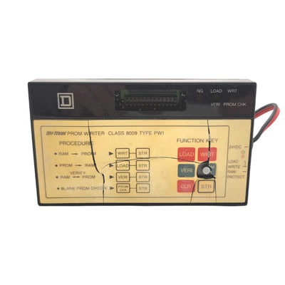 Used Square D Class 8009 Type PW1 SY/MAX Hand-Held Prom Writer Programmer Module