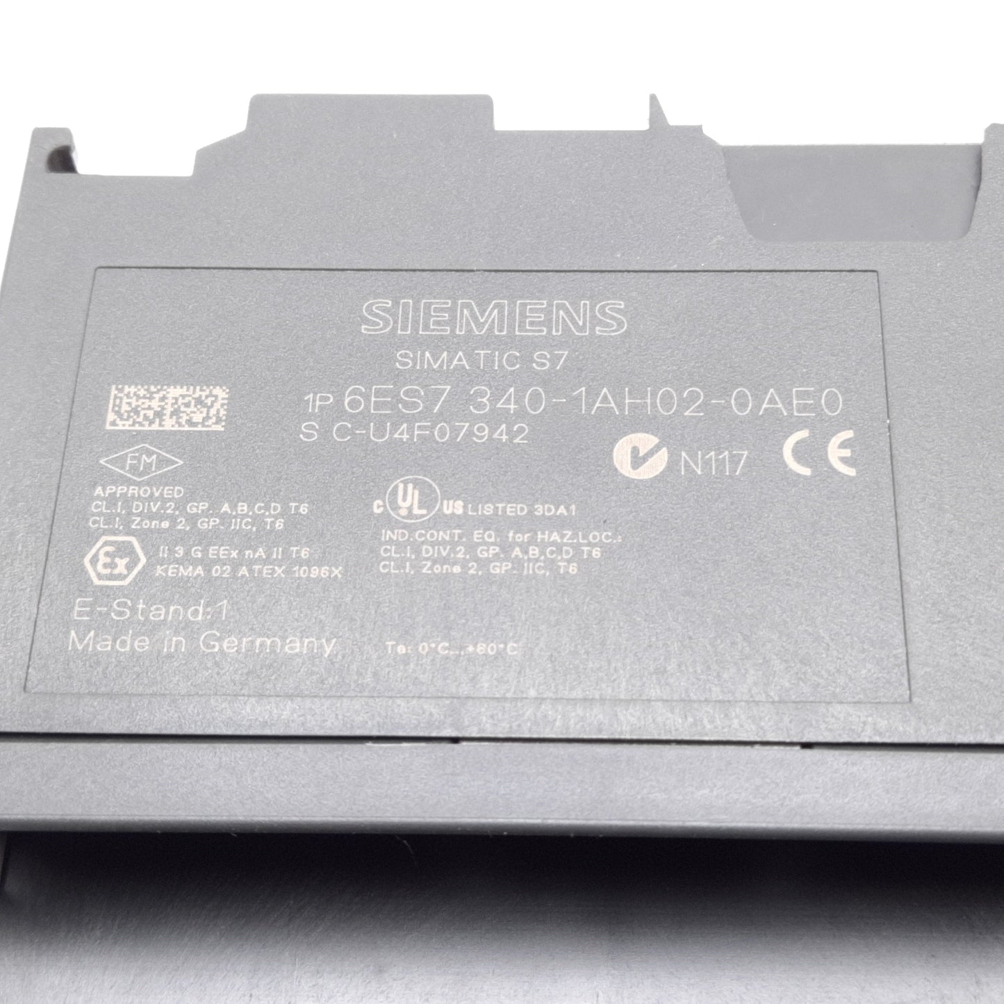 Used Siemens 6ES7 340-1AH02-0AE0 Simatic S7 CP340 Communication Module, RS232C