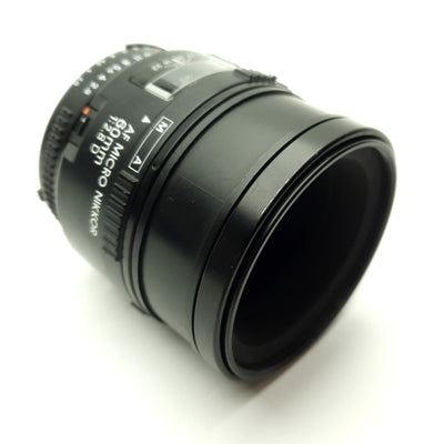 Used NIKON AF Micro-Nikkor 60mm f/2.8D Macro Camera Lens, 35mm/FX, 60mm FL, F-Mount