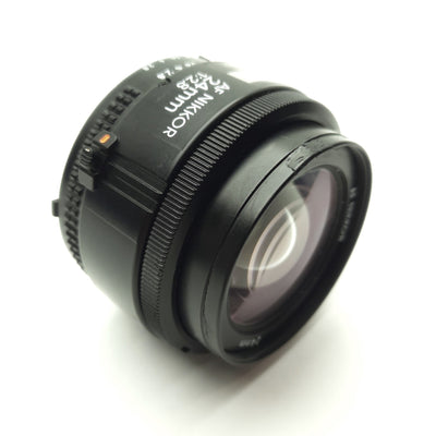 Used NIKON AF Nikkor 24mm f/2.8 Wide Angle Camera Lens, 35mm/DX, 24mm FL, F-Mount