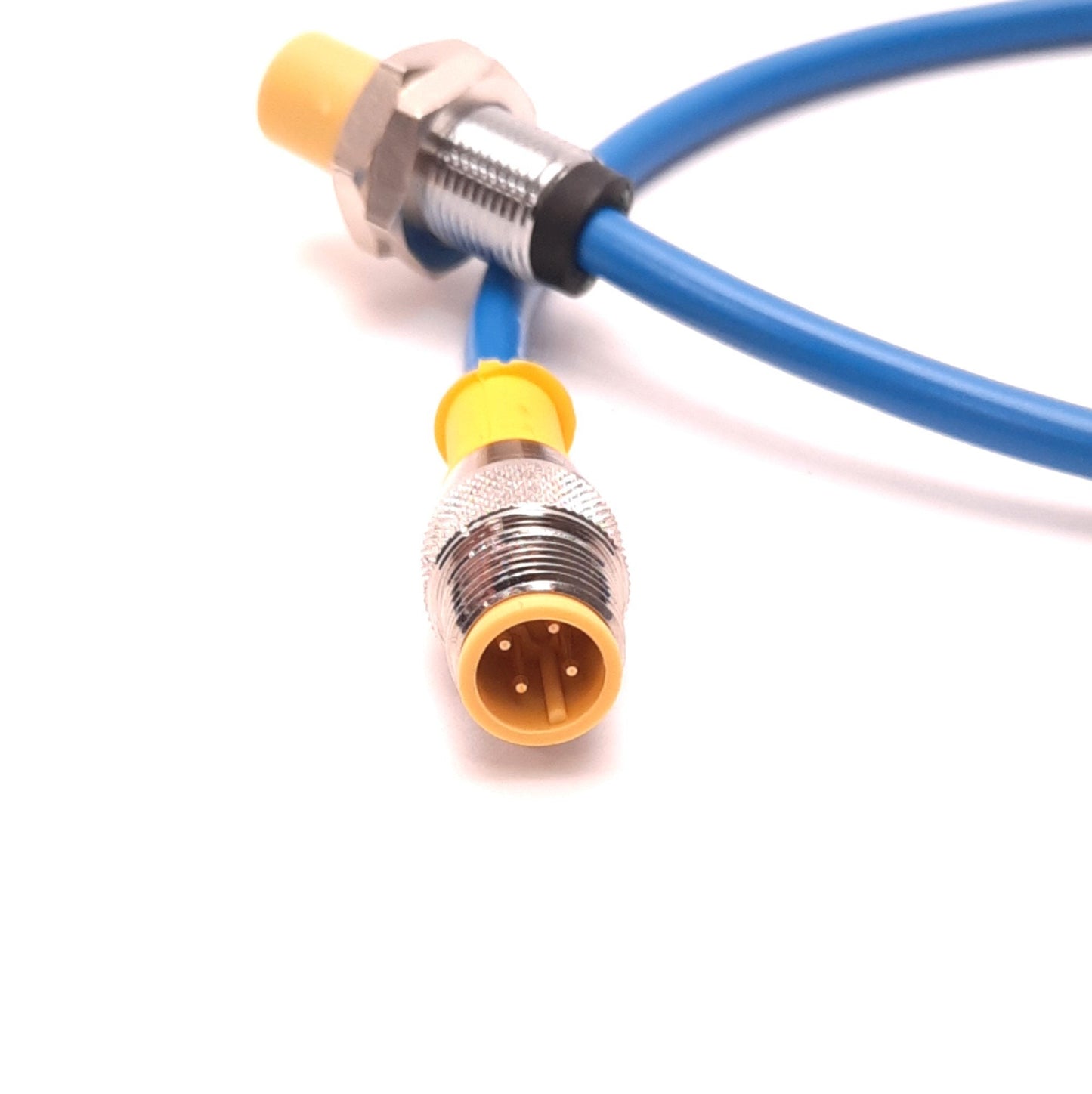 Used Turck Ni5-G12-Y0X Inductive Proximity Sensor, 5mm, 8.2VDC, M12, 0.5m, 4-Pin