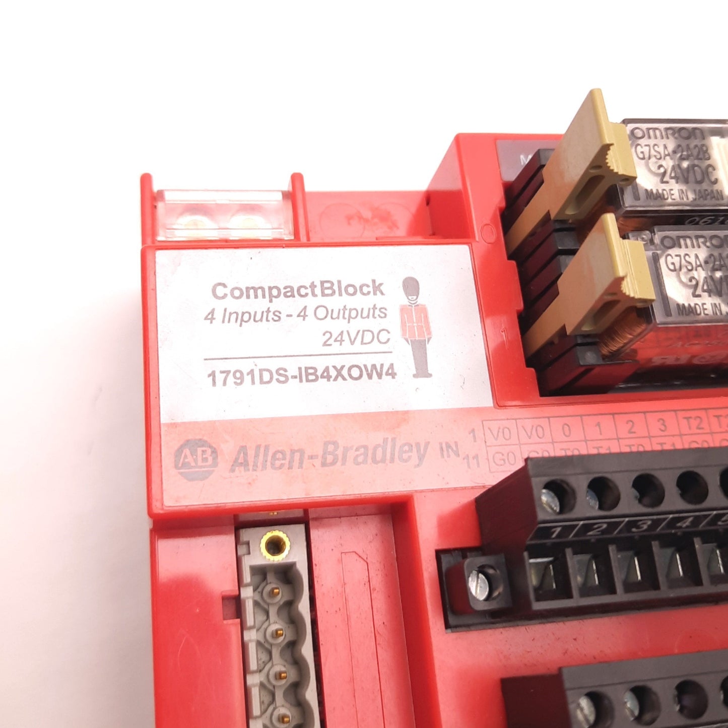 Used Allen-Bradley 1791DS-IB4XOW4 CompactBlock PLC Safety Module, 11 - 25v DC, 110mA