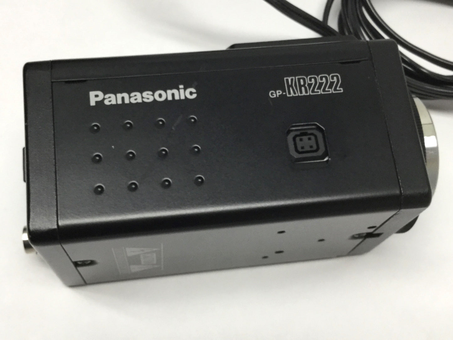 Used Panasonic GP-KR222 Industrial Digital 1/2" CCD Color Camera 12VDC, 768x494