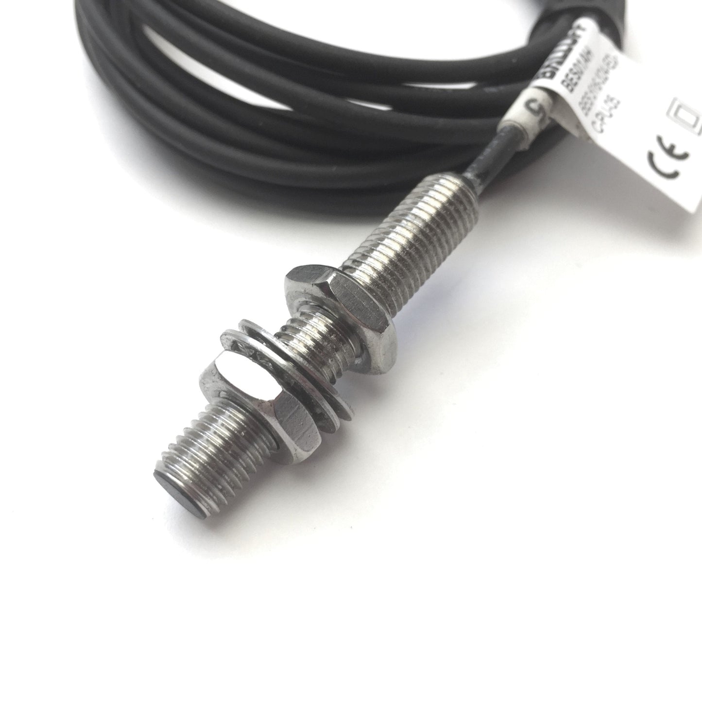 Used Balluff BES01AH Inductive Proximity Sensor, PNP NO, Range: 1.5mm 10-30VDC, M8x1