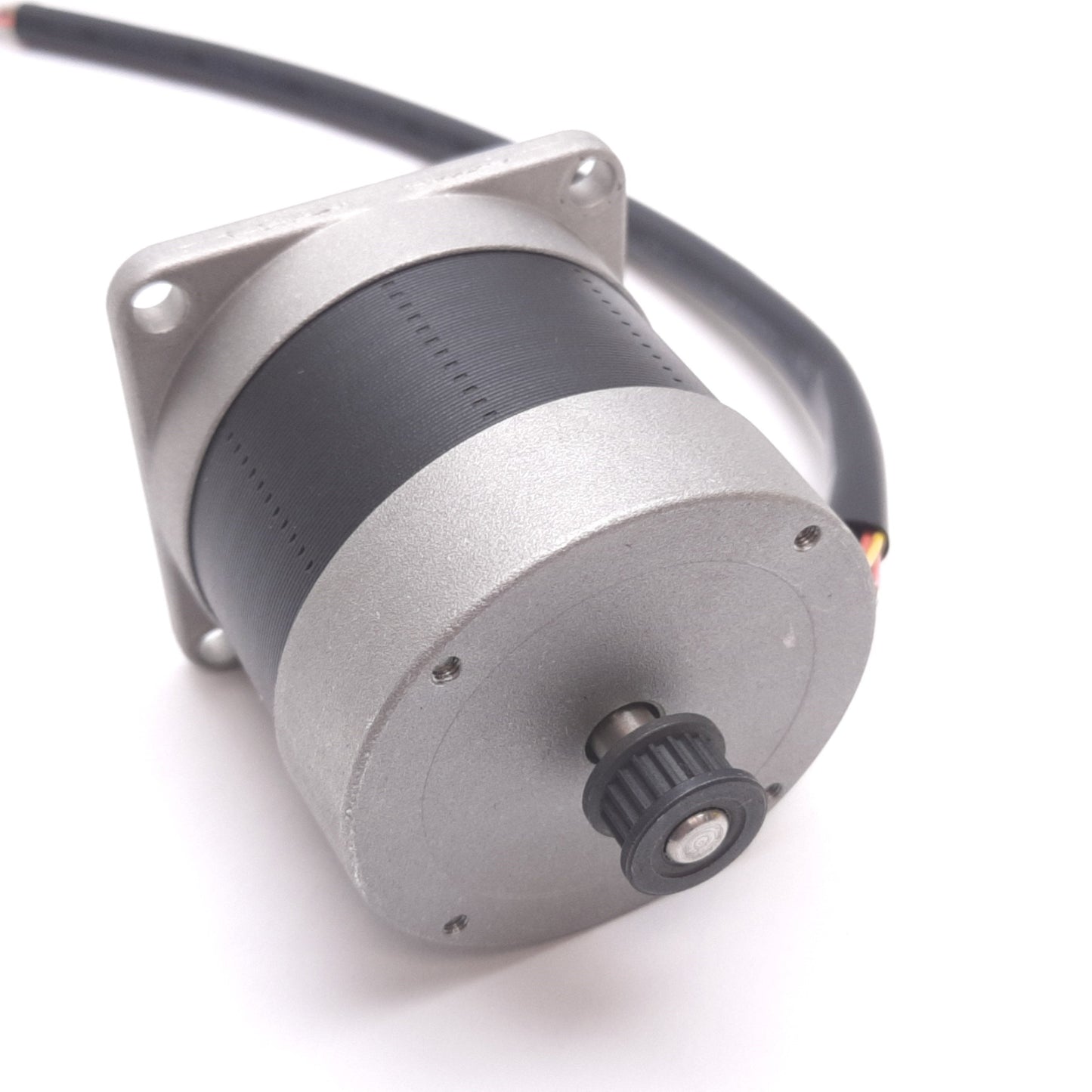 Used Shinano STH-55D3002 17Y00G Stepper Motor, Resolution: 1.8ø/Step, Shaft: 0.25"