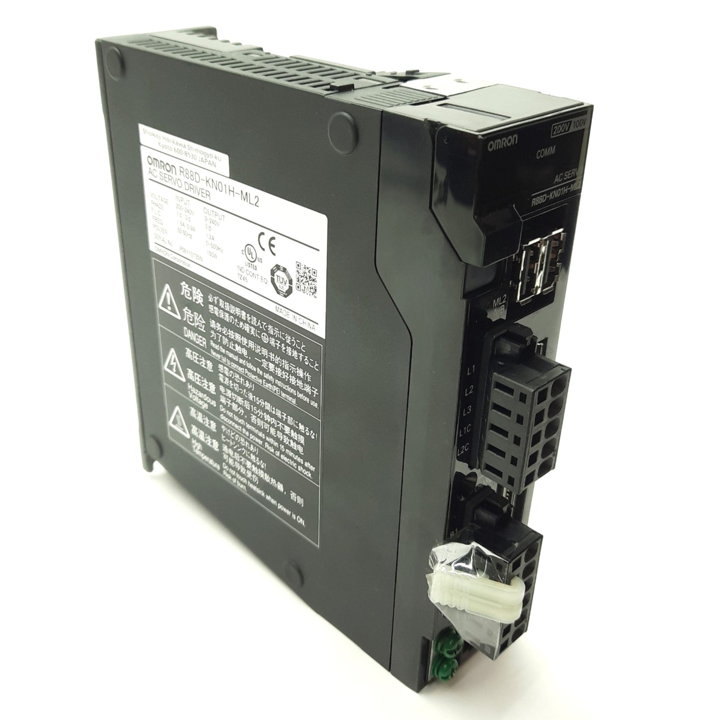 Used Omron R88D-KN01H-ML2 G5 AC Servo Drive, Output: 100W 3? 240VAC, Input: 240VAC