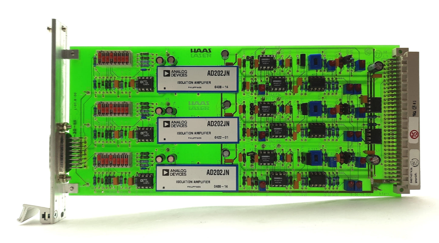 Used TRUMPF HAAS 18-06-30-00 Anal.Eingangsk. Analog Input Control Card, for HL Series