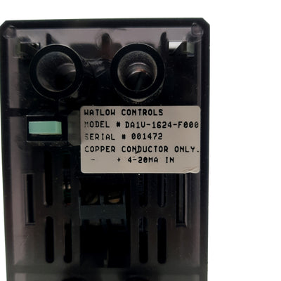 Used Watlow DA1V-1624-F000 DIN-a-mite Solid-State Power Controller 4-20mA 240VAC 16A
