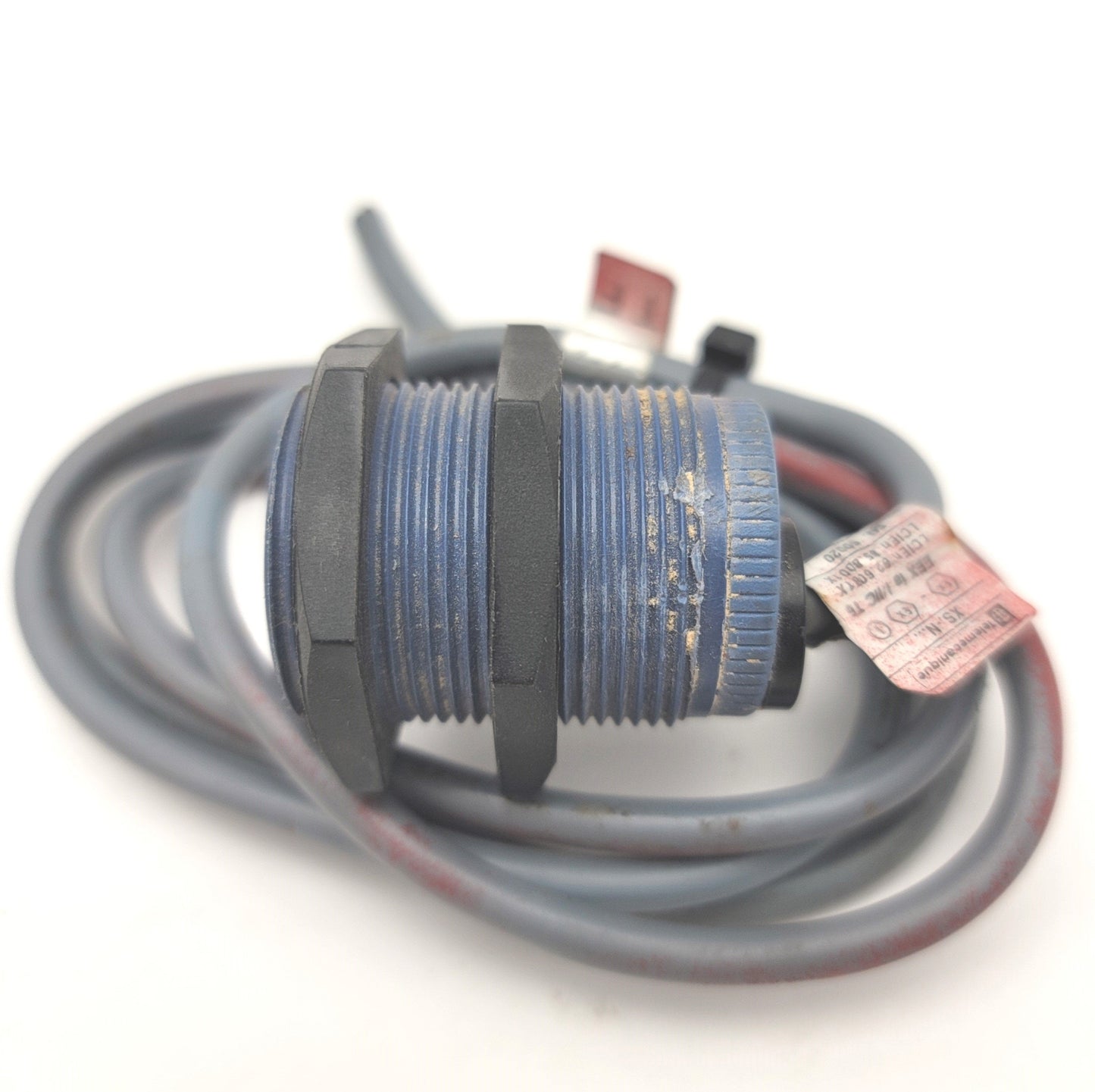 Used Telemecanique XSP-N15122 Inductive Proximity Sensor M30, 15mm Range, 12-24VDC